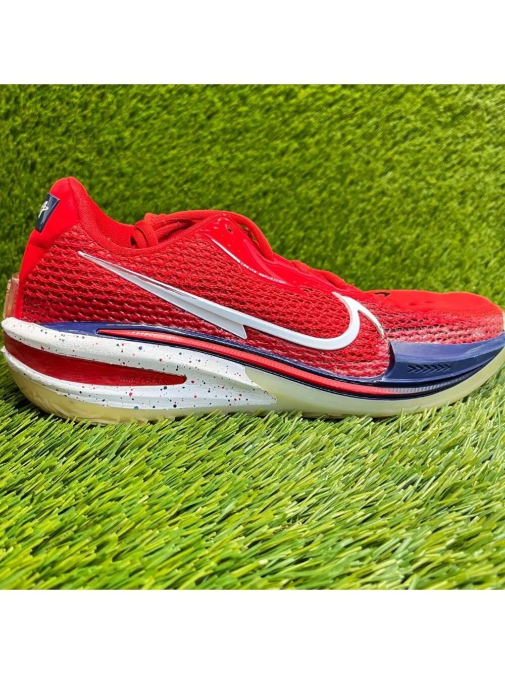 Nike Air Zoom GT Cut Mens Size 6.5 Red White Blue Running Walking Shoes Sneakers